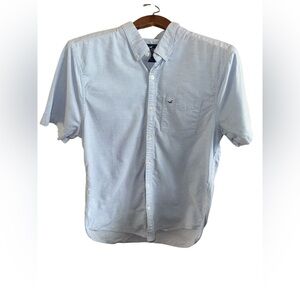 Hollister Light Blue Casual Button Down Shirt